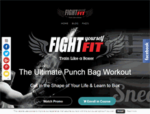 Tablet Screenshot of fightyourselffit.com
